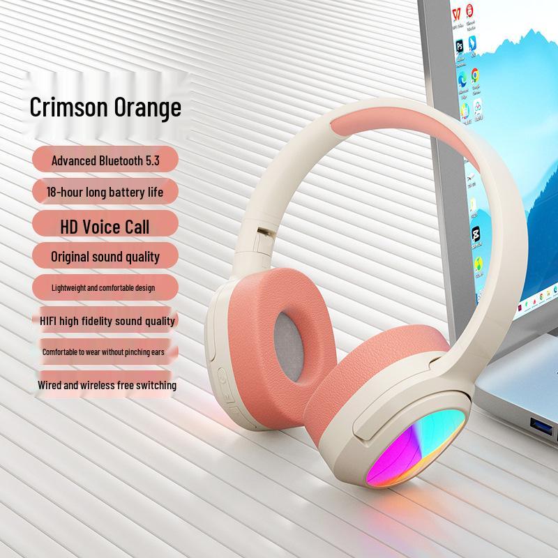 Cross-border Bestseller 2962 Foldable Over-ear Bluetooth Headphones - High-Quality Sound for Wireless E-sports