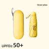 Compact 5-Fold Dual-Use Umbrella: UV Protection & Water Resistant Mini with Black Lining