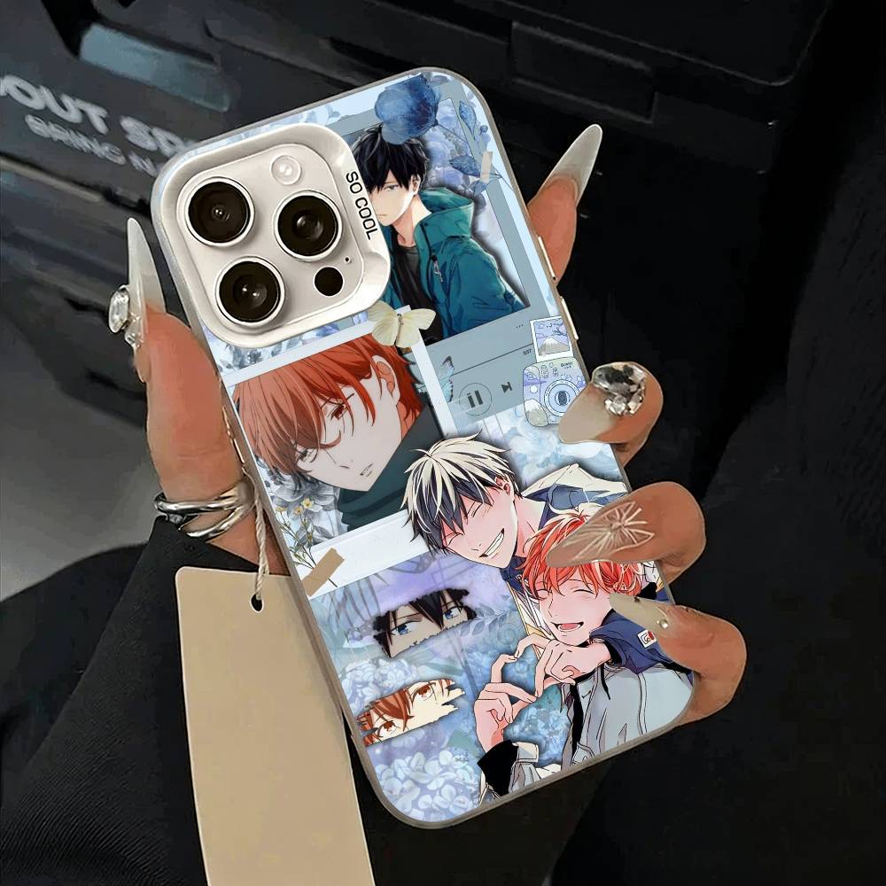 BL- Anime Ritsuka- Mafuyu Sato -Given Phone Case For IPhone 17 Air 16 15 14 13 12 11 Pro Max White Sliver Hard Cover