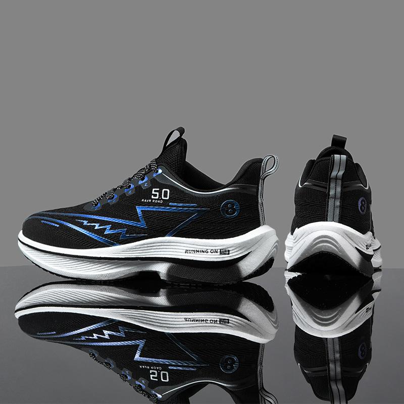 

Мужская спортивная обувь Профессиональные кроссовки с амортизацией на углеродной пластине Дышащие повседневные кроссовки на шнуровке Обувь для марафона 41