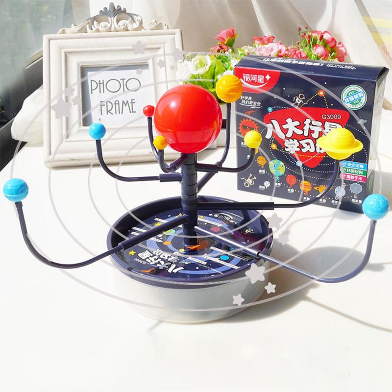 

Дети DIY Восемь планет Солнечной системы Модель Сборка игрушки Обучающая игра для детей DIY