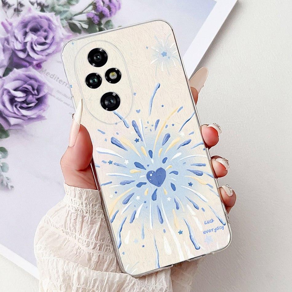 For Honor 200 Pro Honor200 Elegant Floral Butterfly Phone Case For Honor 200 200Pro Soft Silicone TPU Cases
