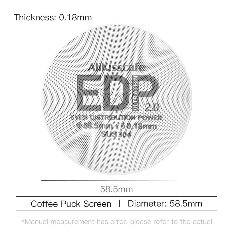 

Alikisscafe Espresso Puck Screen Filter 51mm 53.5mm 58.5mm 57mm For Delonghi Breville Portafilter Barista Tools Coffee Accessory