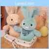 Colorful Rabbit Scarf Plush Toy Cute Cartoon Kid Companion Birthday Doll Gift