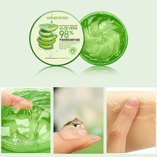300ml Aloe Vera Gel Hydrating Moisturizing Face Cream Acne Lotion Skin Care