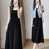 Elegant Sleeveless Maxi Dress for Plus Size Women - Summer Slimming Style 2026