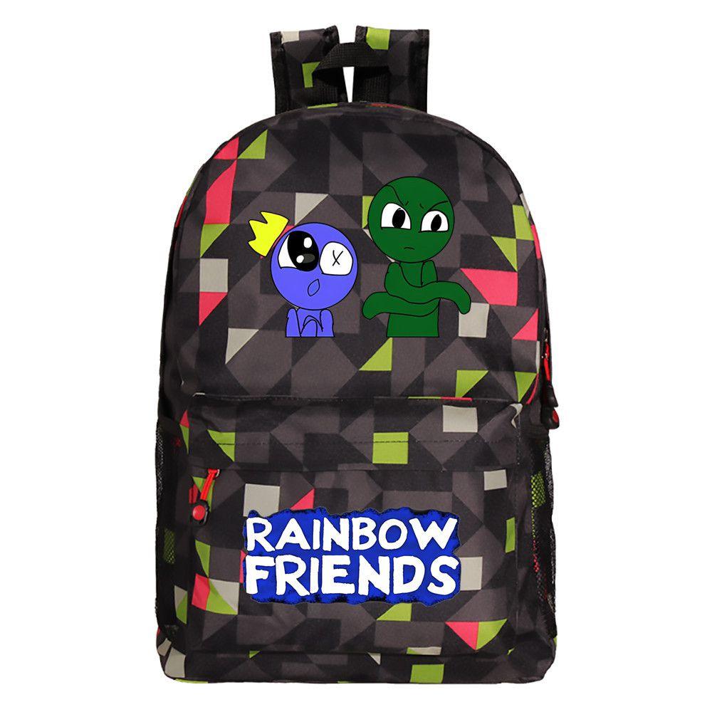 Roblox Rainbow Friends Large Capacity Student Backpack Bag Book