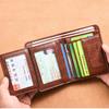 Folded Wallet Bag Business Clutch Bag Card Brand ID Card Holder Simple Men PU Wallet  Unisex