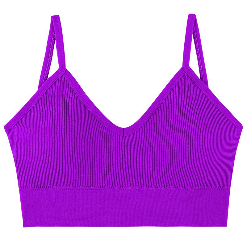 Seamless Deep V Large Size Base Sling Vest Female Sexy Beauty Back Anti-light Tube Top, Chest Wrap and Seamless Versatile Underwear