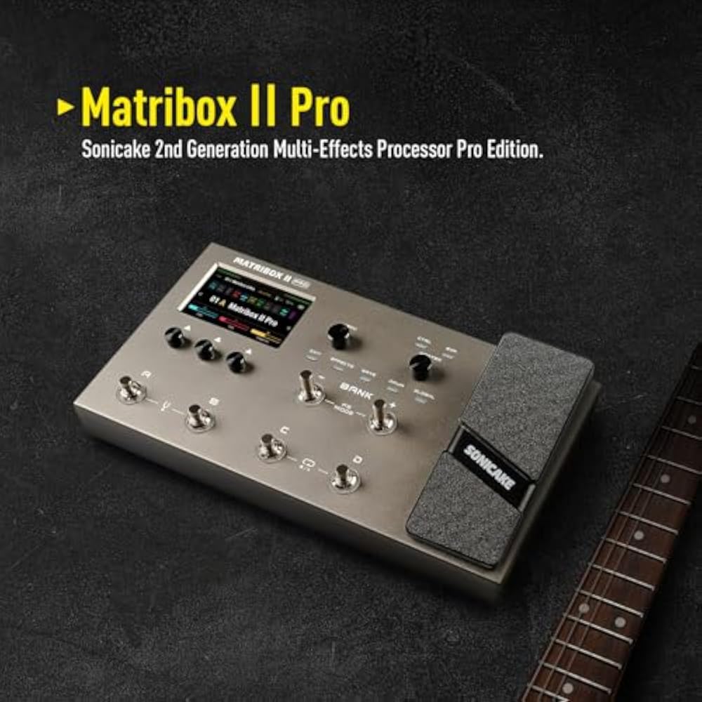 SONICAKE Multi-Effects Expressions with Over 240 Built-In Effects Amplifier Modeling IR Cabinet S...
