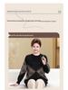 Extra Wide Plus Size Autumn/Winter Wool Pullover Sweater for Middle-Aged and Elderly Women
