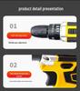 Lithium Rechargeable Multi-Functional Electric Drill & Screwdriver for Home Use