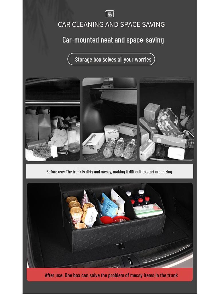 Foldable Car Trunk Storage Box