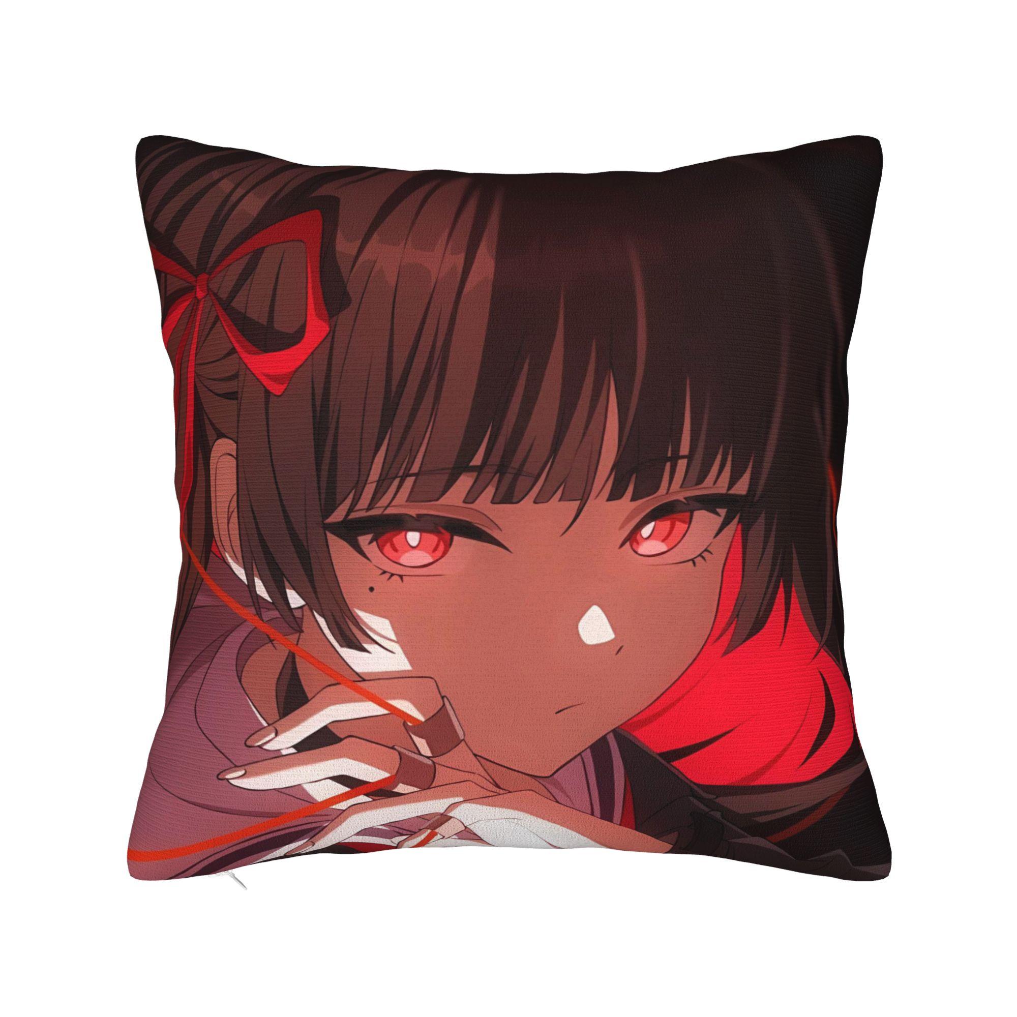 Наволочка Wuthering Waves Chisa Мягкая Наволочка для Гостиной Дивана Кавайные Наволочки 20x20Inch