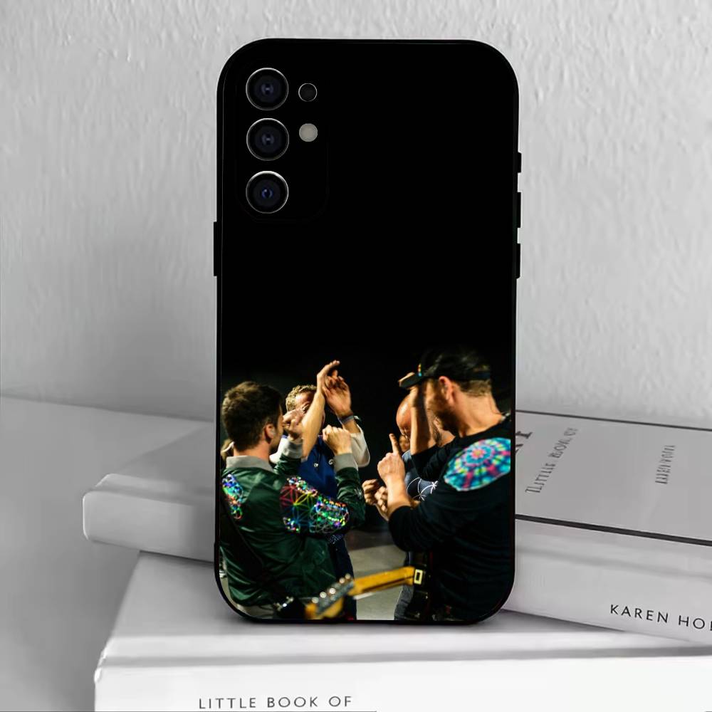 Band C-Coldplay Phone Case For Samsung S25,S24,S21,S22,S23,S30,Ultra,S20,Plus,Fe,Lite,Note,10,Black Cover