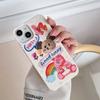 Søt tegneseriedyr mykt deksel til iPhone 16 15 Pro Max 14 Plus 14 Pro Fashion Phone Deksel for iPhone 13 11 Pro Max XR XS Max X 7 8 Plus SE 2022