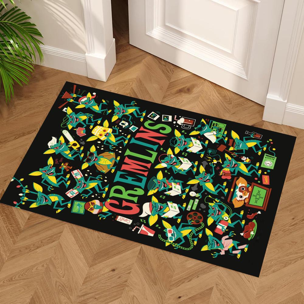 Gremlins Floor Rug Office Rug Perfect For Bedrooms Decorate Room Entryway Study Room Antislip Carpet Decorate Offices