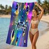 Customizable personalized beach towels Astro Bot themed designs.Suitable for the beach, yoga, sports;ideal as beach accessories