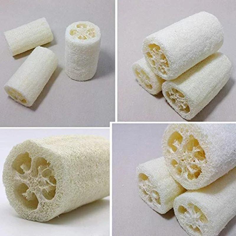 Organic Loofahs Exfoliating Scrubber Natural Luffa Body Wash Sponge Remove Dead Skin 6 Pack Made Soap