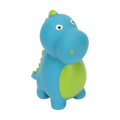 Latexová pískavá hračka pro psy s dinosaurem, roztomilá kreslená, chutná, odolná proti kousnutí, zmírňuje úzkost, interaktivní pískavá hračka pro psy
