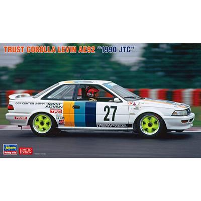 Hasegawa Scale Trust Corolla Levin AE92 1990 JTC Plastic Model Kit 20564 1/24