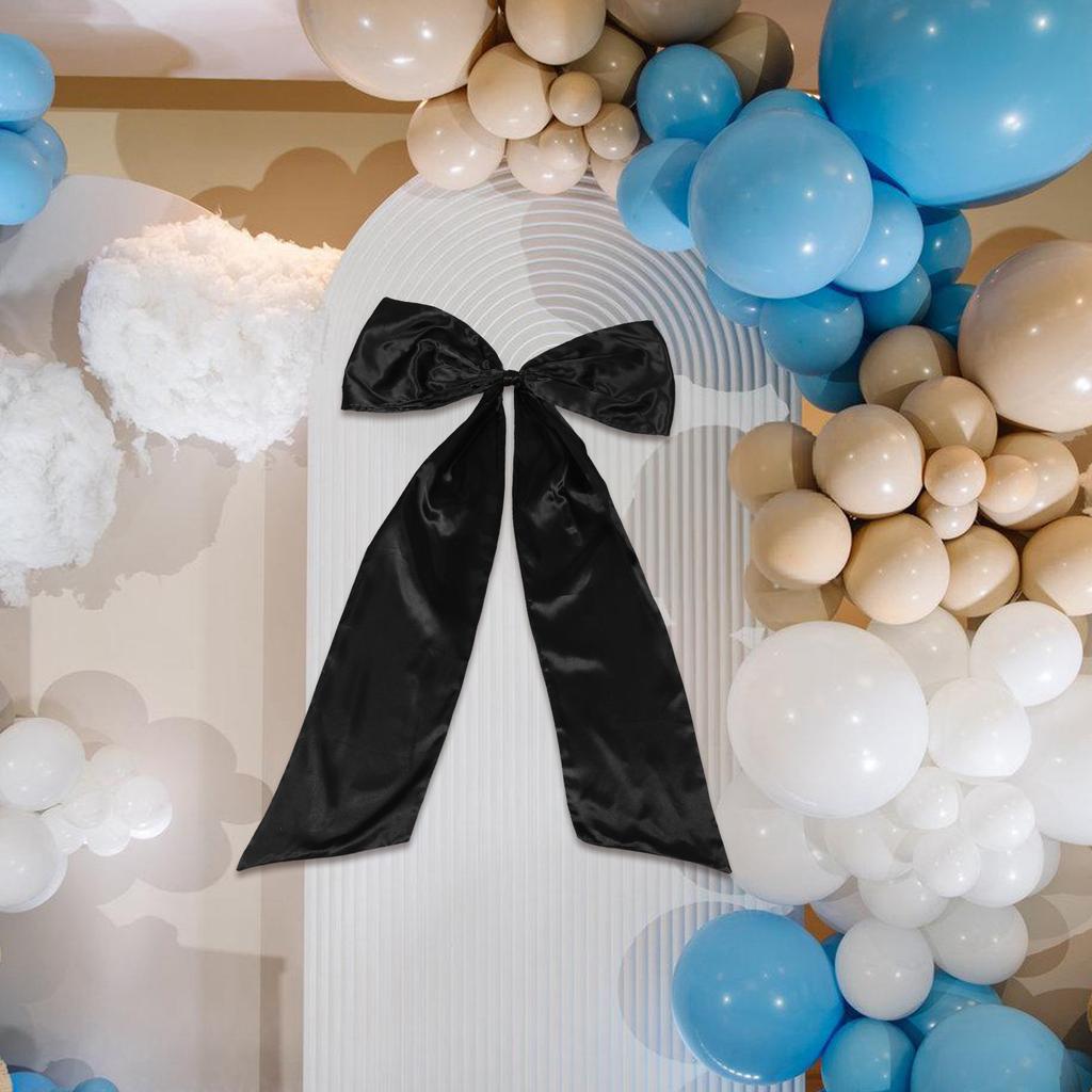 Large Polyester Ribbon Bows for Party Decorations Birthday Baby Shower Bridal Shower Bachelorette Graduation Wedding Backdrop