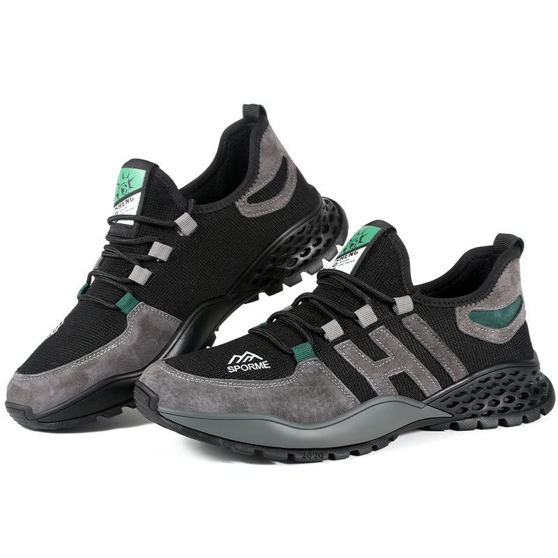 

Ударопрочные и Пуленепробиваемые Ботинки для Страхования Труда Стальной Подносок Легкие и Дышащие Рабочие Ботинки Безопасности 43