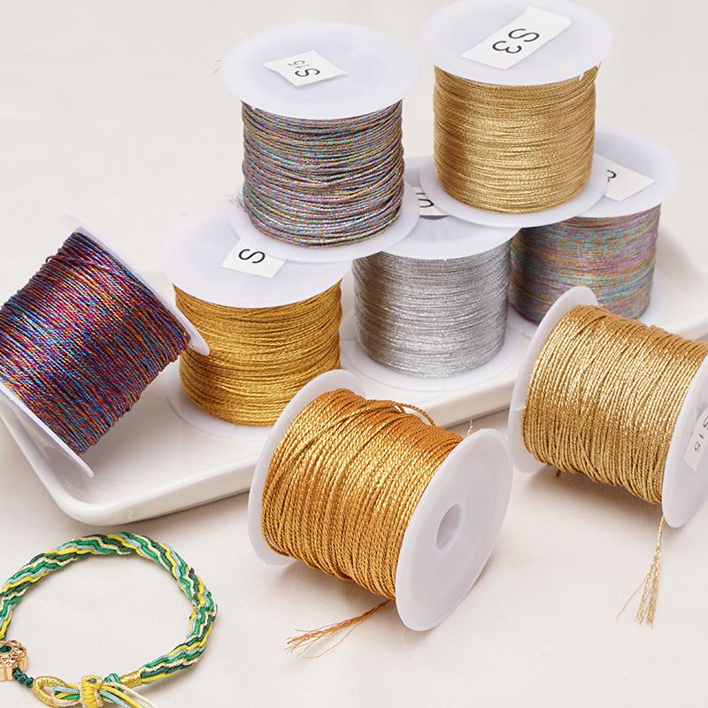 15m/roll-100m/roll 0.2mm-1mm Thick Cotton Woven Rope DIY Home Life Handmade Hobby Bracelet Jewelry Accessories