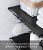 Yamazaki Expandable Tension Rod X X Simple Simply Place On Tension 5323 Shelf, Large, Black, Approx. W46.5-90cm D35.5cm H3cm, Tower, Shelf, Rod,