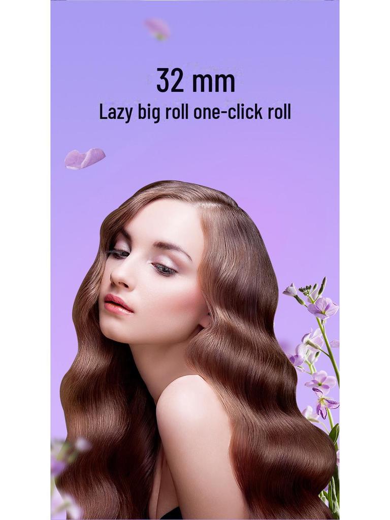 Korean Style 32mm Automatic Curling Iron with Large Wave and Water Ripple Feature