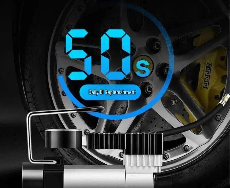 12V Portable Car & SUV Tire Air Pump for Off-road Use