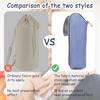 WUYJI Thermal Insulated Bottle Bag, 1 Pack Double Layer Portable Baby Bottle Carrier for Water Bottles, Travel Drinks, Keeps Temperature (Blue)