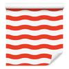 Wallpaper Stripes White and Red, Coral Background for Living Room and Bedroom 50x1000