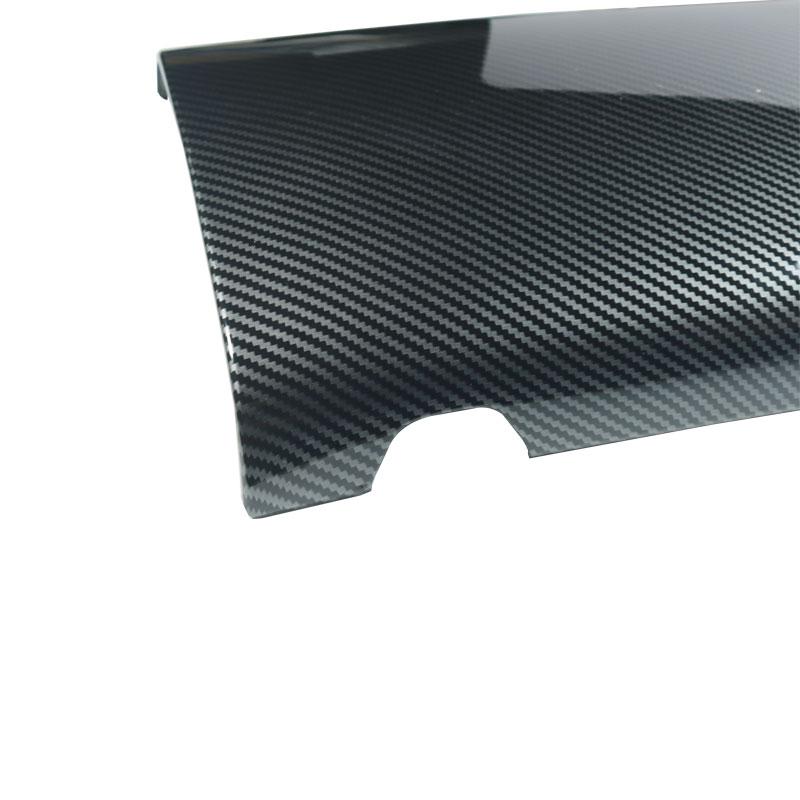 Car Styling ABS Carbon Texture Center Console Armrest Box Protection Cover For Mercedes Benz S Class W222 2014 - 2017