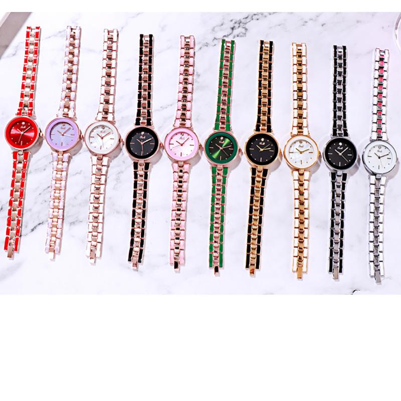 Fire Elegant Steel Belt Ladies Watch Korean Trend Student Quartz Watch