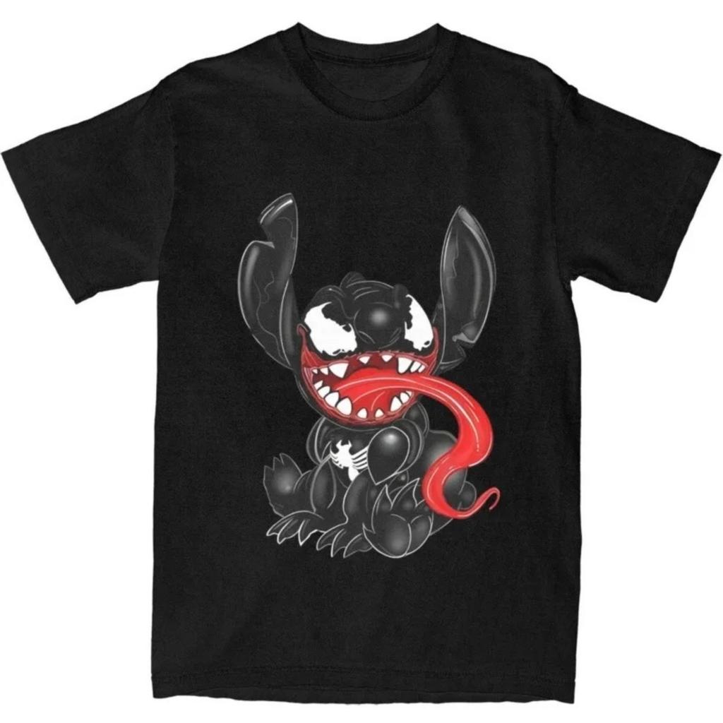 Needle Venom Cartoon T-shirt Hipster T-shirt Short Sleeve Classic Top Summer Cotton O-neck Women's T-shirt Women Clothing