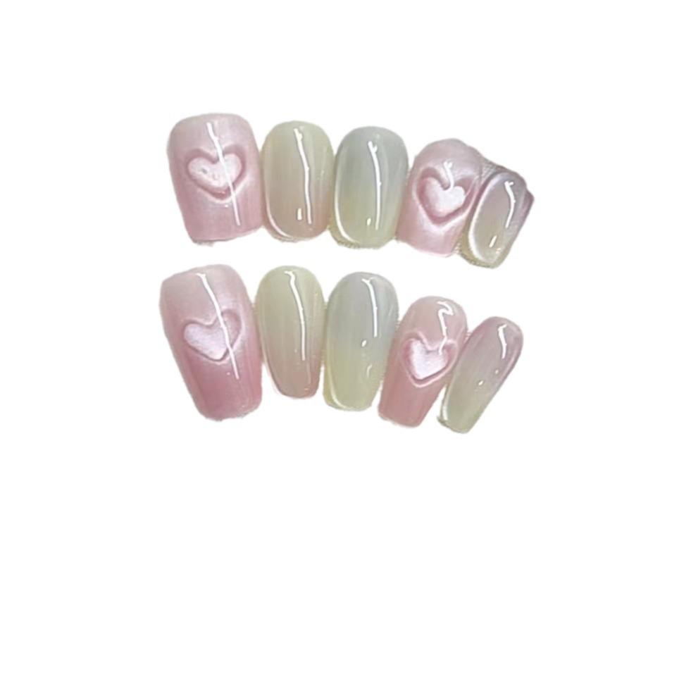 Reine Handarbeit Phototherapie Tragbare Rüstung Traumblase Fertiges Produkt Wiederverwendbare Nailart-Patches Können Abgenommen Werden