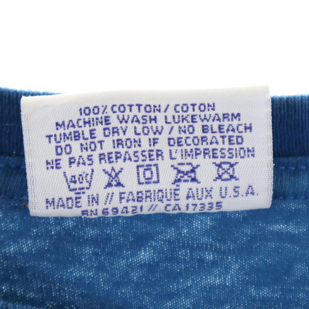 Reebok 90s Made in USA Old Short sleeve T-shirt XL Blue Men's Used