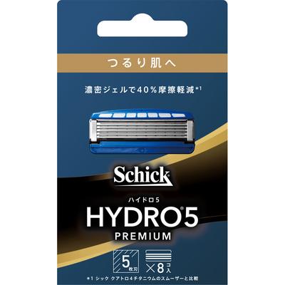 Sic japan sic hydro HYDRO 5 Premium Ersatzklinge für Vine Skin 8 Stück Herren-Ersatzklingen Rasierer für Männer Beim Auswechseln der Klinge vorsichtig sein