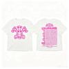 Sommer Heißer Verkauf Lollapalooza 2026 Chicago Doppelseitiges T-Shirt Y2K Unisex Streetwear Übergroßes T-Shirt Harajuku Hip Hop Punk T-Shirt