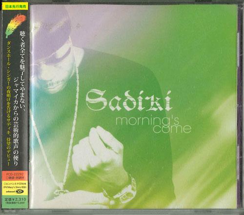 

CD SADIKI - Mornings Come PCD22292 Japan ObiMusic Others Used