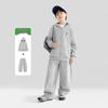 ZuoXi Boys' Autumn Hooded Jacket and Pants Two-Piece Set