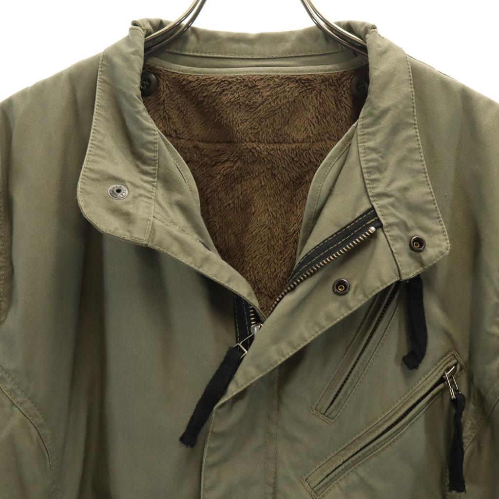 International Gallery BEAMS With Liner Military Jacket M Khaki Men's Used
