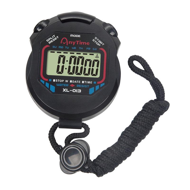 Waterproof Dual-Track Electronic Sports Stopwatch Timer with Referee and Fitness Features (Model 013)