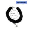 Snowflake Pearls Necklace Feather Accented Comfort Fit Fashion Clavicle Chain Collar Accessory for Women