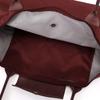LONGCHAMP Le Pliage Green Recycled Canvas Shoulder Bag Medium Women's Pomegranate 2605919P98