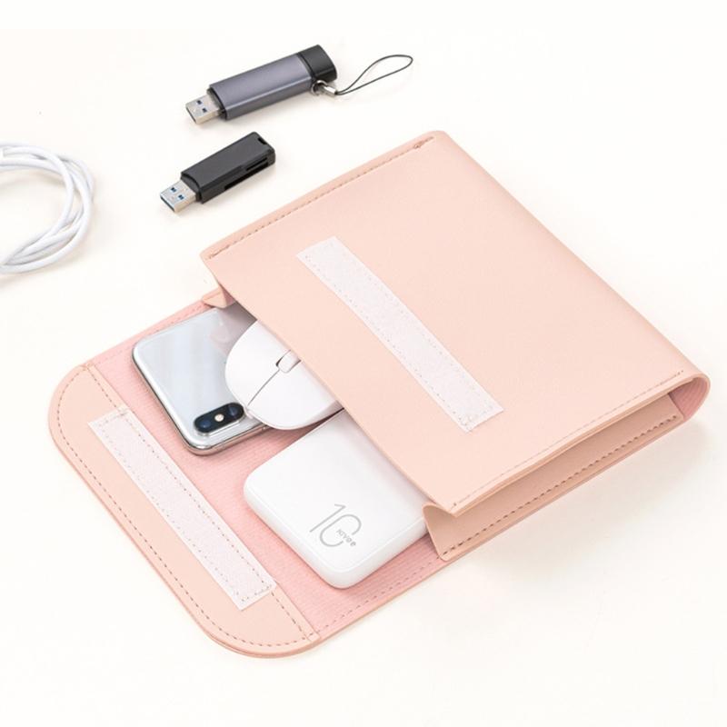 Leder-Organizer-Tasche Für Powerbank, Kopfhörer, Kabel, Kompaktes, Wasserdichtes Aufbewahrungsetui Für Digitales Zubehör