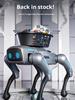 New Ai Intelligent Smart Robot Dog Remote Control Toy Programmable With Loading Basket For Boys Birthday Festival Gift