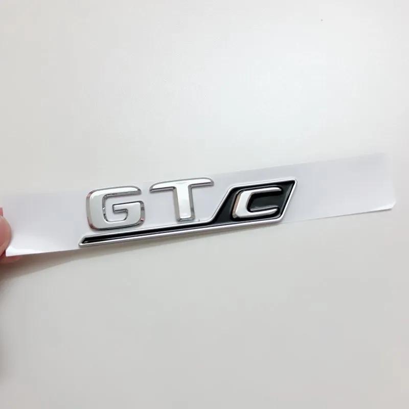 3D ABS Rear Trunk Decal Emblem Badge Sticker For Mercedes AMG GT R S C GTR GTS GT50 GT43 GT53 GT63S W190 W251 Car Accessories