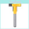 14 Carbide Shank T Cemented Slot Woodworking Milling Router Bit Woodworking Cutteryellow 27mm